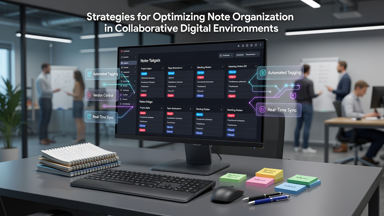 Strategies for Optimizing Note Organization in Collaborative Digital Environments